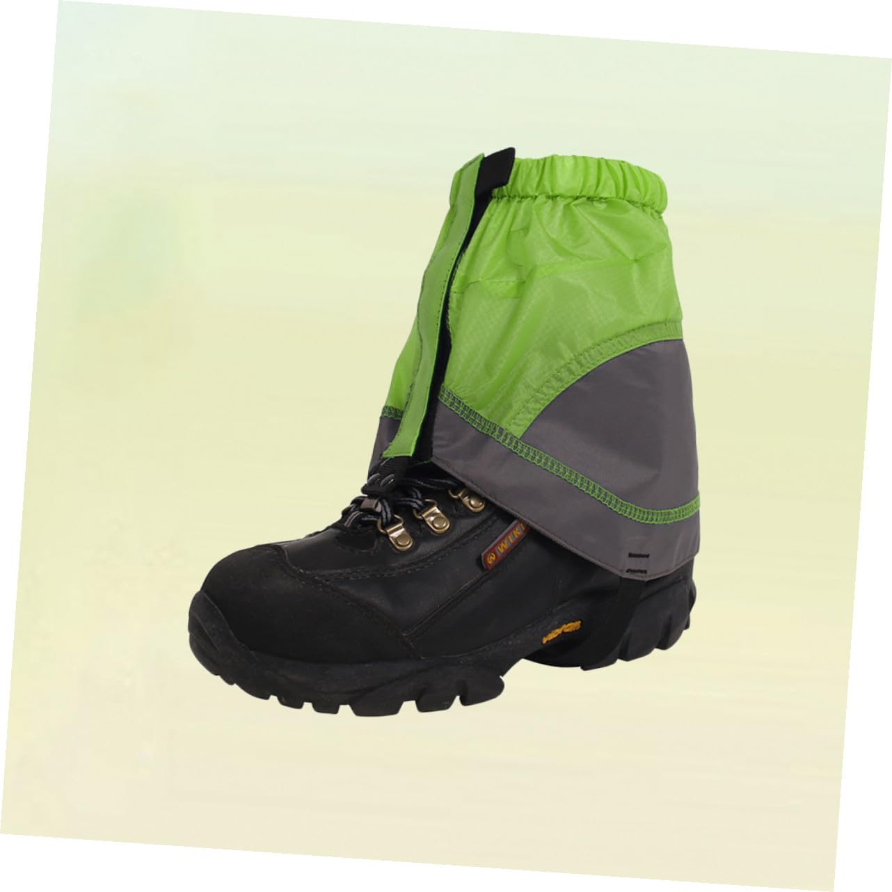 Kisangel 2paires Guêtres Impermeables Légères pour Randonnée Et Activités Extérieures Ankle pour Chaussures Vert Et Pratiques Et Compactes