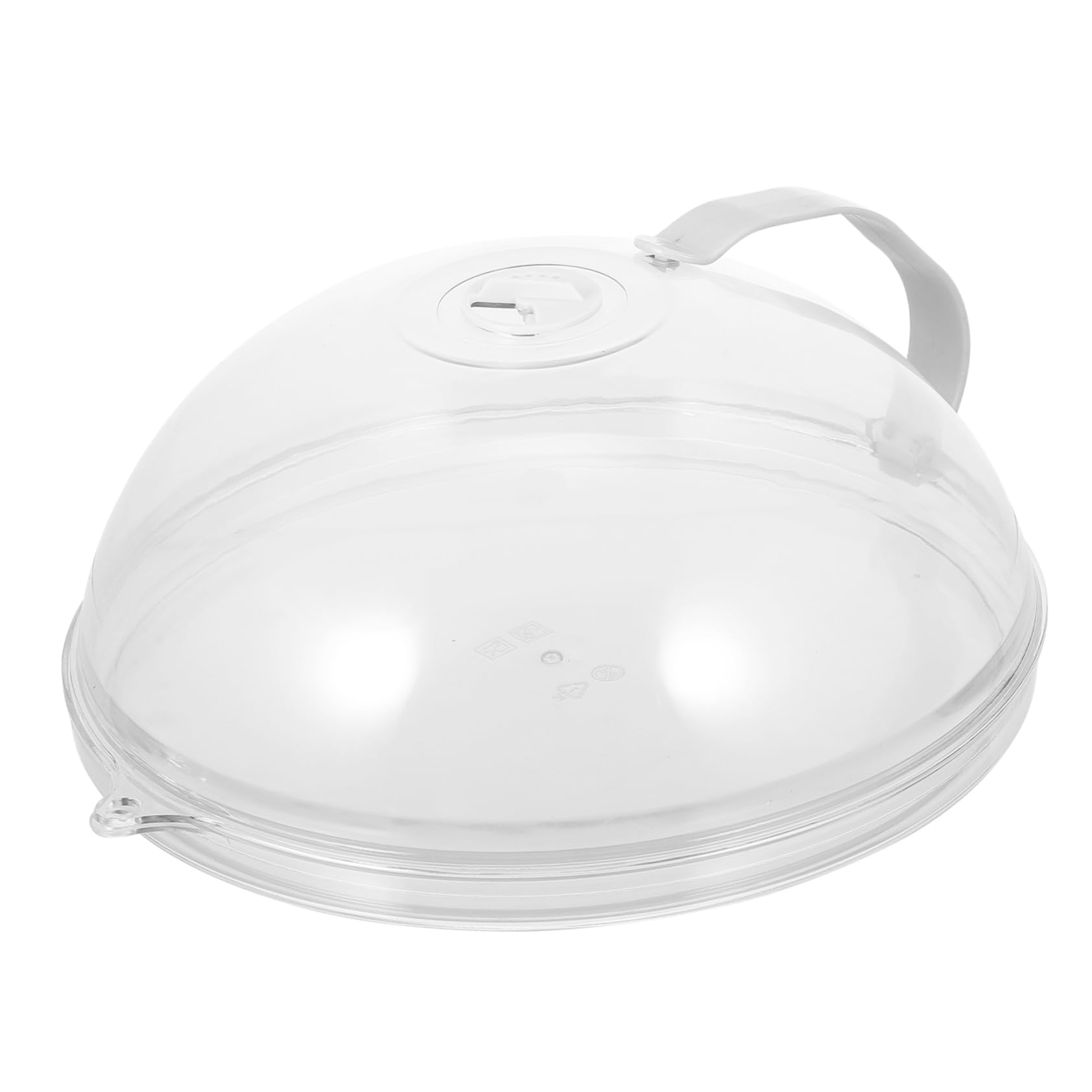 ULTECHNOVO Microwave Splatter Guard Cover with Tray Food Cover Steam Vent Design for Even Cooking Dishwasher Safe for Keeping Microwave Clean and Mess