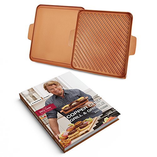 Copper Chef Chef Grill & Griddle Hard Cover Cook Book, 12