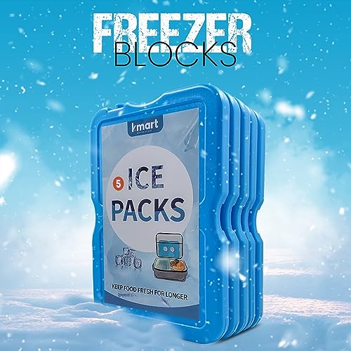 Roe Tenpo Home Freezer Blocks Ice Packs for Lunch Bags & Coolers - Slim, Reusable & BPA-Free Freezer Packs - Image 2