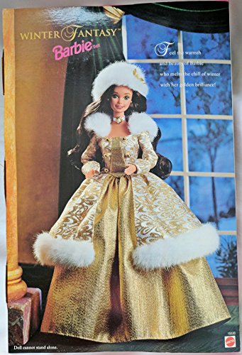 Muñeca Barbie Winter Fantasy Edición Especial 1995 miniatura 2