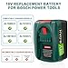 NIUNIUA LINGYUE 18V Li-Ion Replacement Battery - Compatible with Bosch PBA/PSB/PSR Home & Garden Tools, Gardena P4A Cordless Power Tool Batteries Packs(2 Battery 5000 mAh)