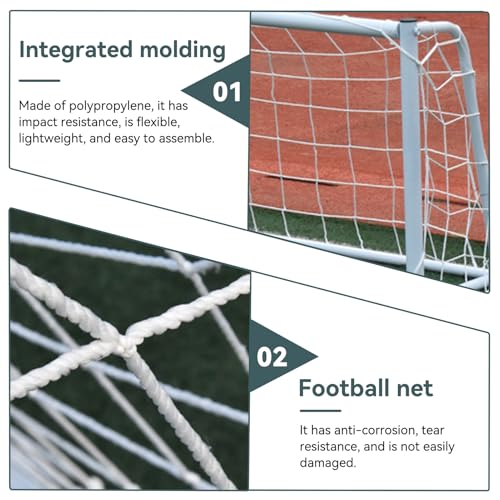 Filet de football 3x2m ultra résistant avec sangles de fixation