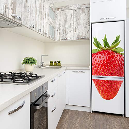 Pegatinas de pared de fresa Tulup 70x190 cm oculta imperfecciones refrigerador 4