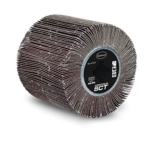 Eastwood CONTOUR SCT Abrasive Flap Sanding Aluminum Oxide Drum 120 Grit with Plastic Hub for Paint Rust Remove Metal Conditioning