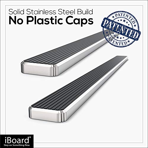 Aps Iboard (304 Stainless Steel Polished Silver 5 Inches) Running Boards Nerf Bars Side Steps Compatible With Ram 1500 2009-2018 Crew Cab & Ram 2500 3500 2010-2023 #TOP3
