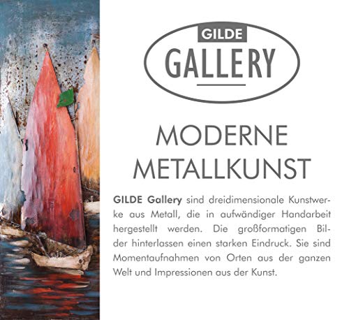 Tableau Gilde Gallery artisanal bois métal salon chic - 5