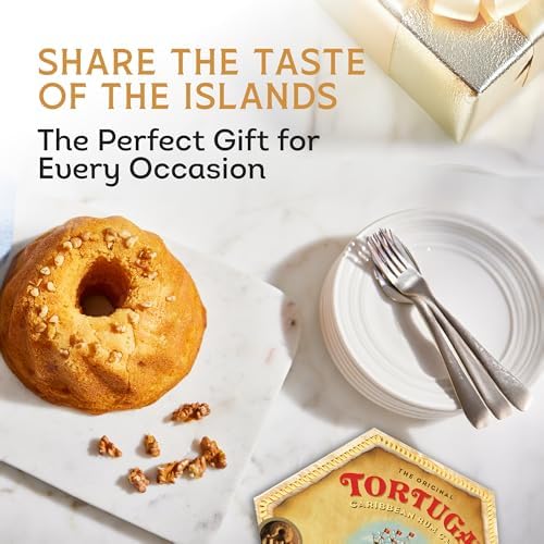 TORTUGA Provenance Rum Cake Variety Pack – 4 oz. - 6 Pack - The Perfect Premium Gourmet Gift for Stocking Stuffers, Gift Baskets, and Christmas Gifts - Great Mini Cakes for Delivery - 3