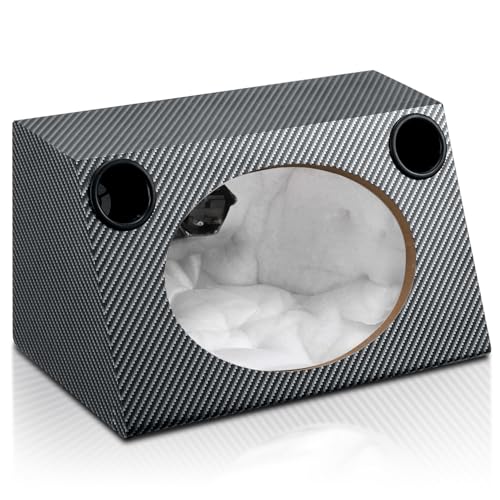 Design elegante e pratico: questa custodia per altoparlanti trapezoidale è progettata per adattarsi perfettamente a qualsiasi stanza, offrendo un'estetica moderna con la sua finitura impiallacciata in PVC che si abbina a vari arredi interni. Il suono nel tuo spazio vitale sarà più ricco se scegli altoparlanti con un armadio in legno.