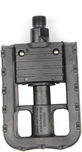 2 pedales de montaña plegables universales con plataforma plana, diseño de plástico para bicicletas de adultos, ligeros y fáciles de usar