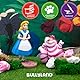Bullyland 11401 - Spielfigur Grinsekatze aus Walt Disney Alice im Wunderland, ca. 7,3 cm, detailgetreu, ideal als kleines Geschenk für Kinder ab 3 Jahren