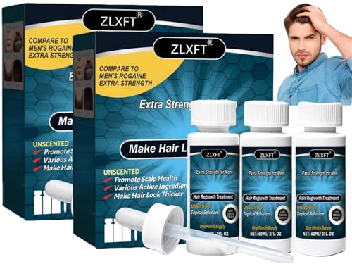 Man haargroeiserum, 2 stuks haargroeiserum, haargroeiserum, haargroeimiddel mannen, haarolie voor groei, haaruitval voor mannen, haargroei versnellen, haarserum voor haargroei, 180 ml