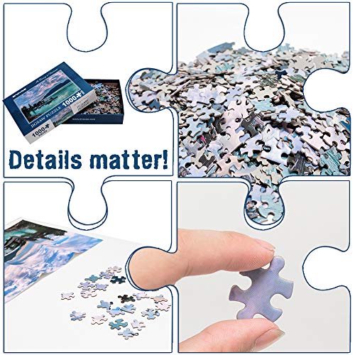 Enovoe Jigsaw Puzzles 1000 Pieces for Adults - an Evening in Vancouver - Large, 29\" x 20\", 1000 Piece Puzzle - Thumbnail 3