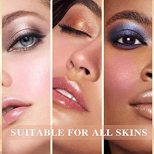 Cream Blush Stick With Brush,Waterproof Multi Cream Blush Stick Makeup,Lightweight,Long-Lasting,Easy To Use,2 In 1 Multi Stick Blush For Cheeks & Lip Tint & Eyeshadow Makeup,Suitable For All Skin (#01 Milk Tea Pink) #TOP4