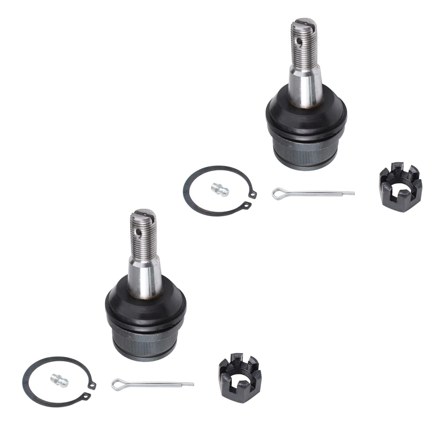 Detroit Axle - Front 10pc Suspension Kit for Ford E-150 Econoline Club Wagon, 4 Ball Joints 2 Center Links 2 Outer Tie Rod Ends 2 Adjusting Sleeves Replacement