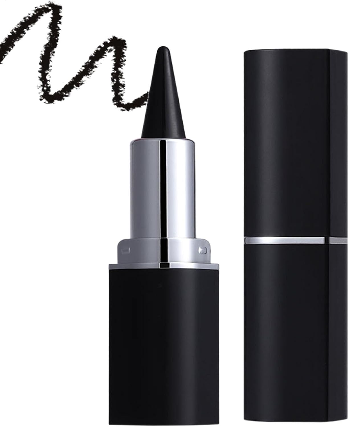 Waterproof Black Eyeliner Pencil Smokey Eyeshadow Stick Long-Lasting Makeup For Women And Girls Ideal Shopping, Sports, Swimming & Prom, Bold Look Smokey, 19g