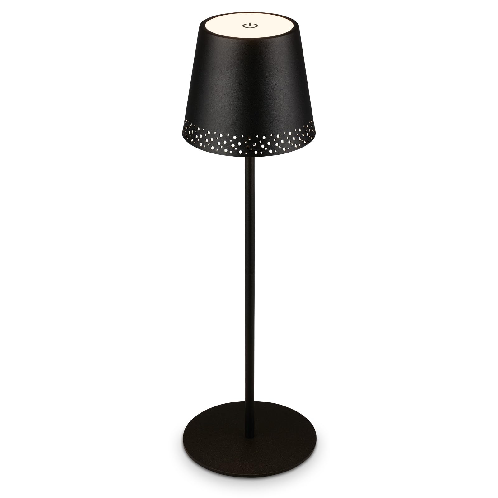 Briloner Metal Table Lamp - Black - 38cm