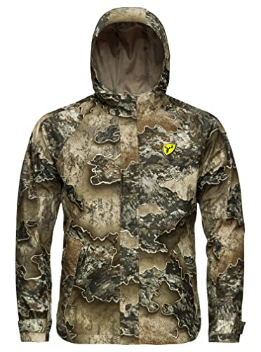 Image of SCENTBLOCKER Men's Lightweight Waterproof Breathable Camo Rain Jacket