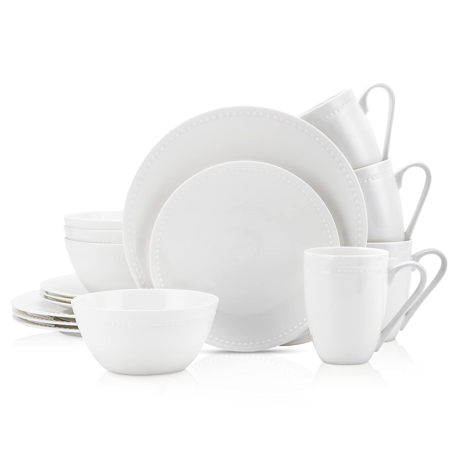 Stone Lain Ava Bone China 16-Piece Dinnerware Set