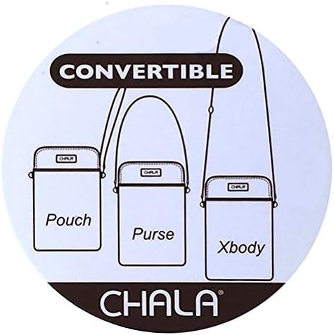 CHALA Bird Collection Cell Phone Crossbody Purse-Women PU Leather/Canvas Multicolor Handbag with Adjustable Strap - Image 5