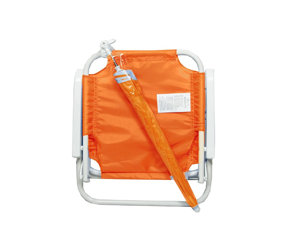 Fair Sedia con Ombrello per Bambini Protezione Raggi Solari Pieghevole Portatile Giardino Spiaggia