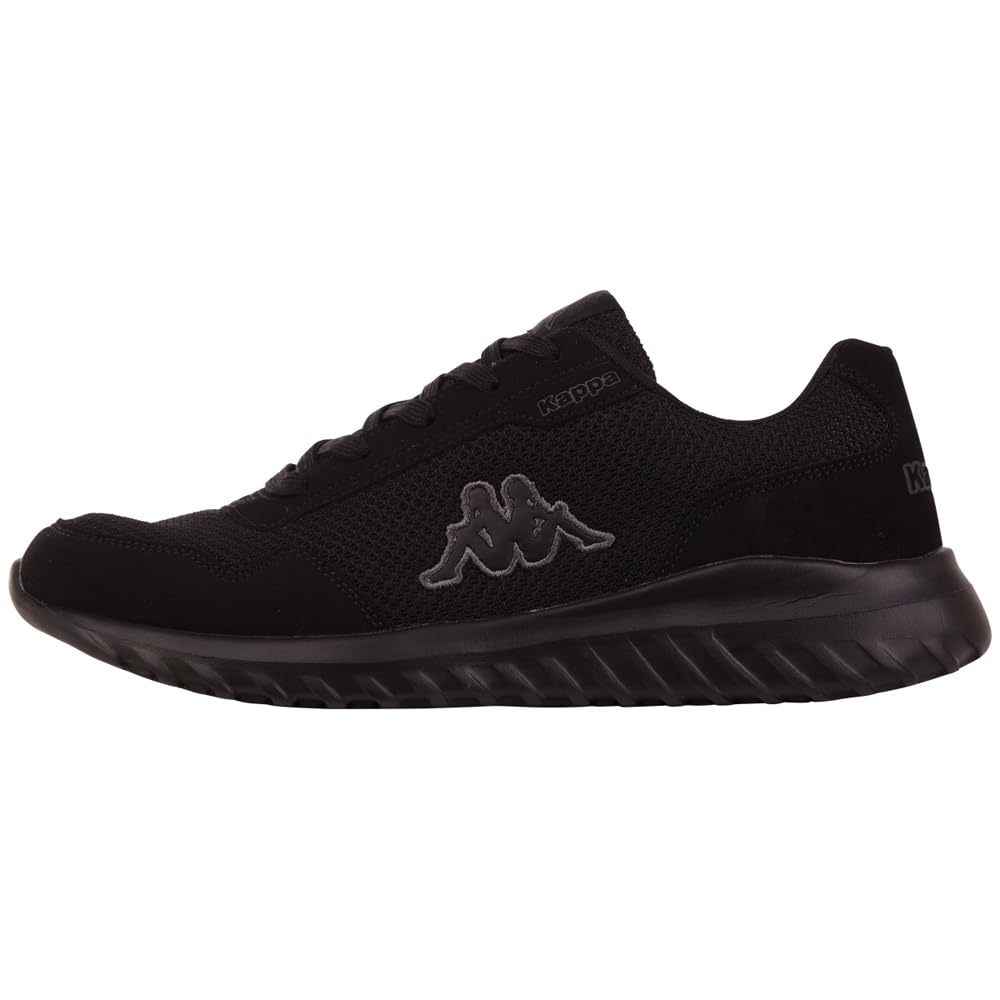 Kappa Naveen Oc Unisex Sneaker, Black, 3.5 UK