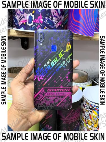 Image of AtOdds - Full Body Back Screen Guard Protector Film - Lamination Wrap Skin Sticker Compatible with Samsung Galaxy A30s | Scratchproof Matte Finish (Gamer)