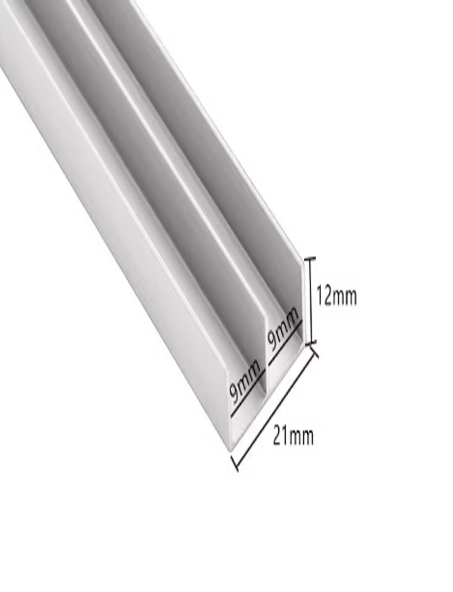 Zestaw prowadnic do drzwi przesuwnych ze stopu aluminium do gładkich szklanych lub drewnianych paneli drzwiowych - górny i dolny tor z kołami pasowymi(200cm)