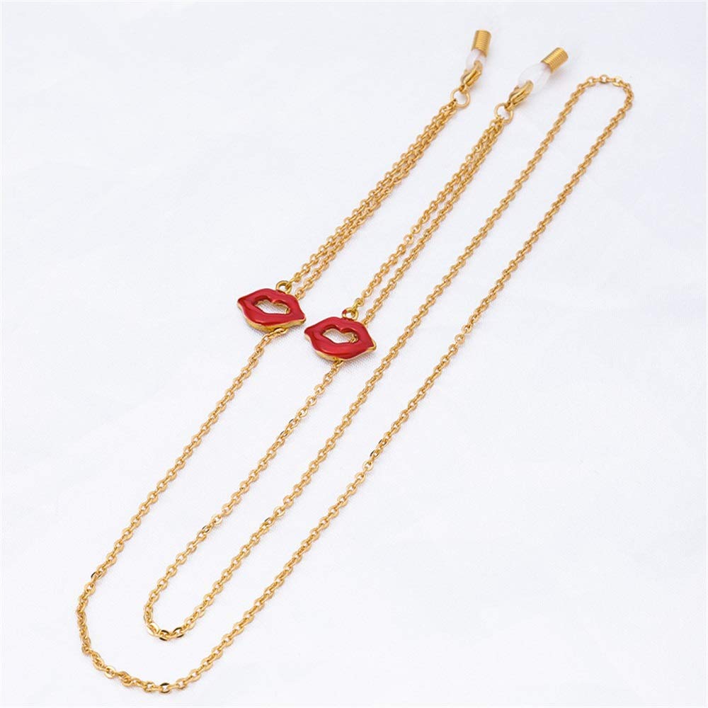 Sonnenbrillen-Kette, Brillenband, Sonnenbrillen Seilkette Seilbrille mit Halsseil Brillenkette Anti-Rutsch-Kette
