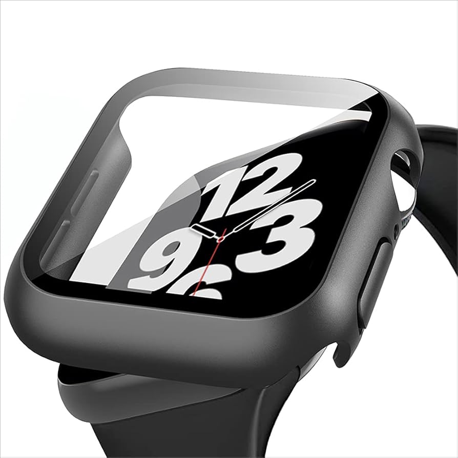 Apple Watch - 【セット】Apple Watch SE 44㎜　GPSモデル　強化ガラスセット Amazon.co.jp: Apple Watch 強化ガラス ケース Series シリーズ