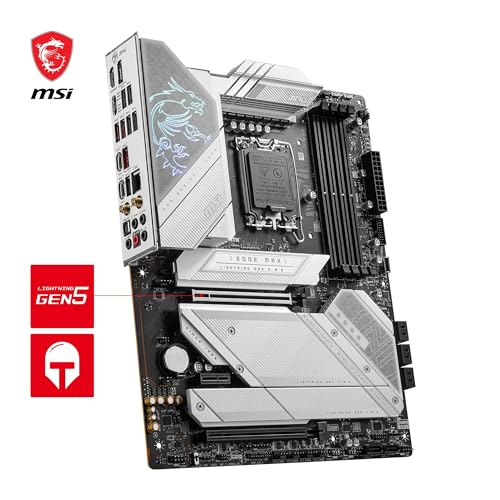 MPG Z790 EDGE TI MAX WIFI Scheda Madre ATX - Supporta processori Intel di 14a, 13a e 12a generazione, LGA 1700 - VRM SPS 90A, Memoria DDR5 Boost 7800+MHz/OC, PCIe 5.0 & 4.0 x16, M.2 Gen5, Wi-Fi 7 - Scheda madre - Immagine 4