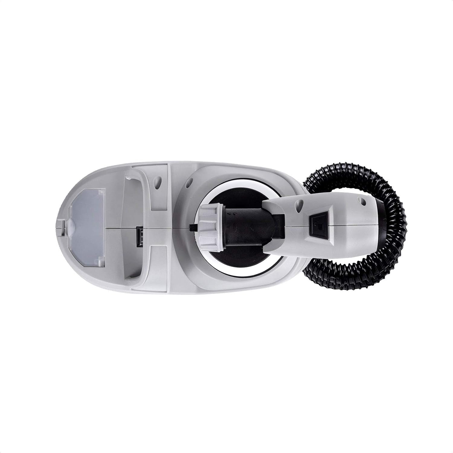 Werku WK401210, Pistola Pintar Succión Turbina, Calidad Profesional, Sistema Alto Volumen Baja Presión HVLP-I, Potencia 650 W, Depósito 800 ml, Paso Fluido 1.8-2.6 mm