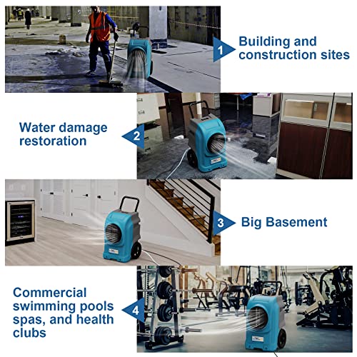Image of ALORAIR 270 PPD LGR Commercial Dehumidifier with Pump, WIFI APP Control
