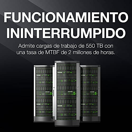 Disco empresarial Seagate Exos 7E10 2 TB con 2M de MTBF para máxima seguridad de datos 4