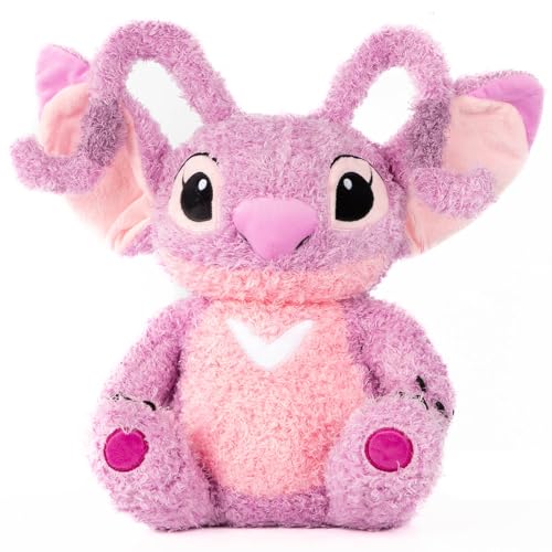 Jay Franco Disney Plush Pillow Buddy - Soft Plushie Stuffed Pillow, 15 Inches, Pink - Angel