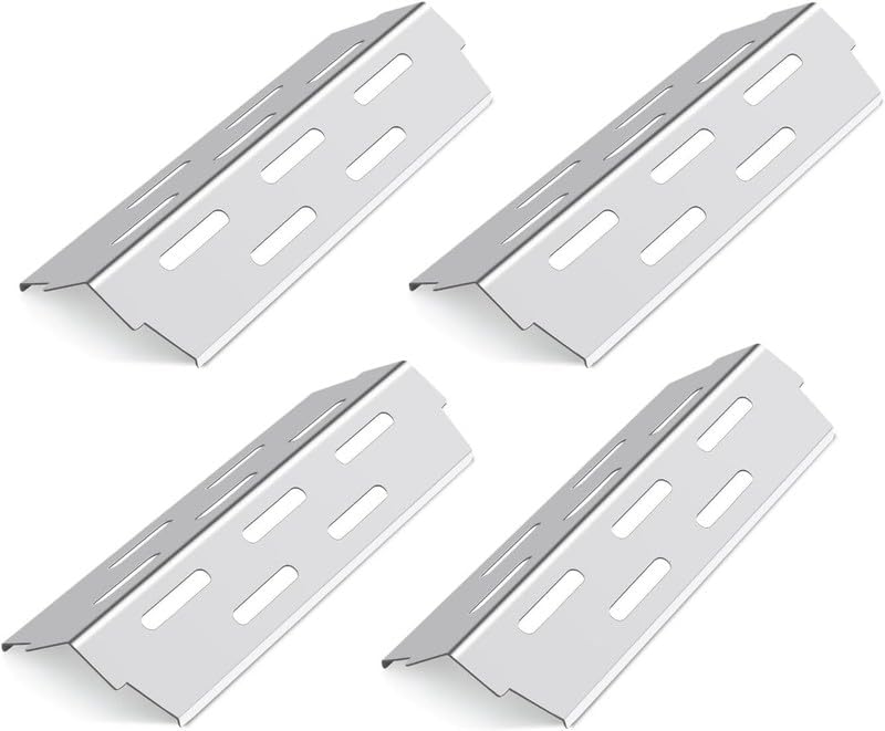 #US Replacement for 4 Pack Heat Deflectors Steel for Weber 66041 II E/ES-410 LX E-440 BBQ - part#6118801