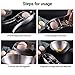 FrideMok Quick Egg Cracker Egg Shell Opener,Stainless Steel Eggshell Cutter Egg Separator Creative Kitchen Tools (Silver)