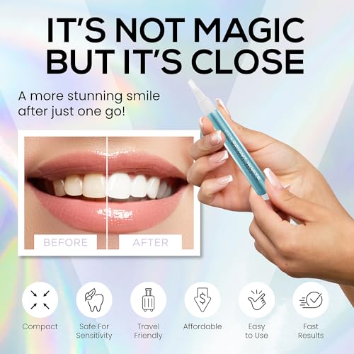 image for Venus Visage Teeth Whitening Pen, 40+ Uses - Teeth whitening Gel with 