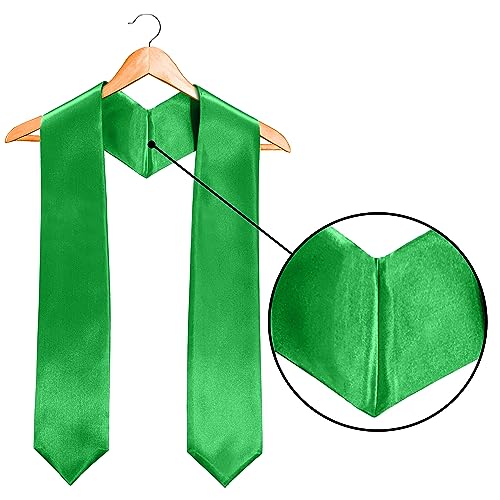 Image of Plain Graduation Stole Sash 60 Inch Unisex Adults Solid