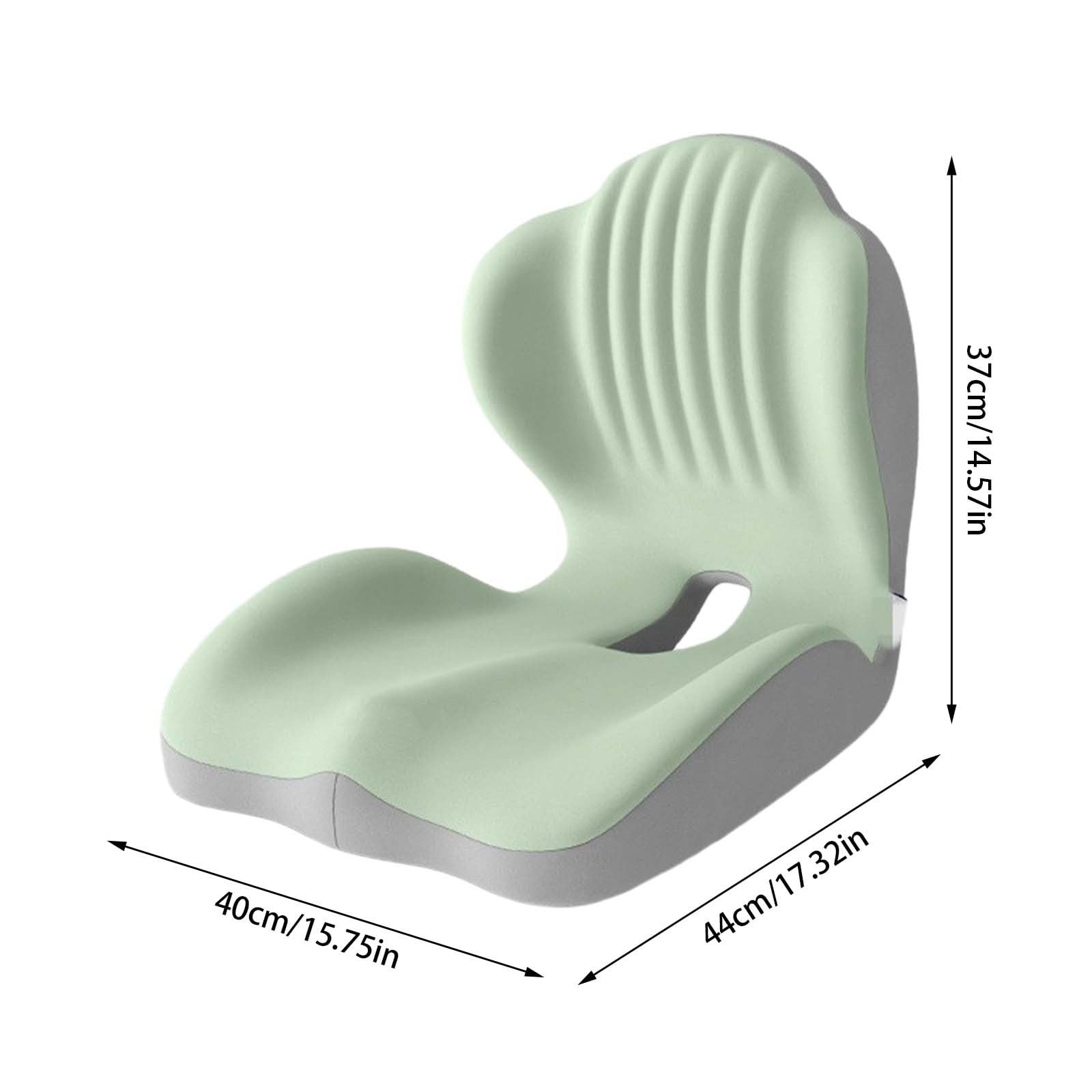 Cuscino in memory foam a forma di L con supporto lombare, cuscino ergonomico per sedia da ufficio per casa, auto, sedia a rotelle e sedie da ufficio, comfort e supporto