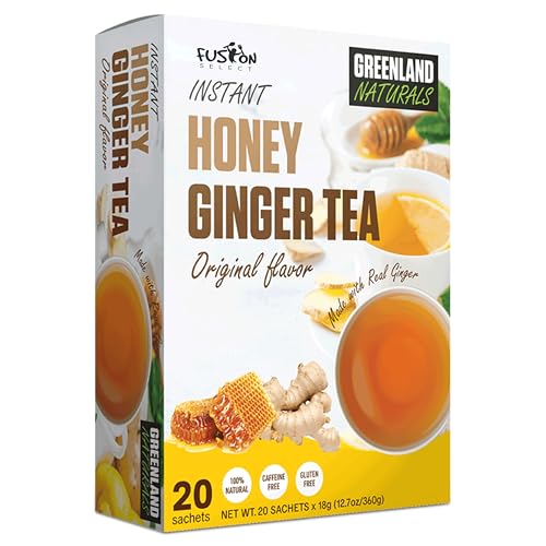 Fusion Select 20 Sachets Original Ginger Honey Crystals Packets -