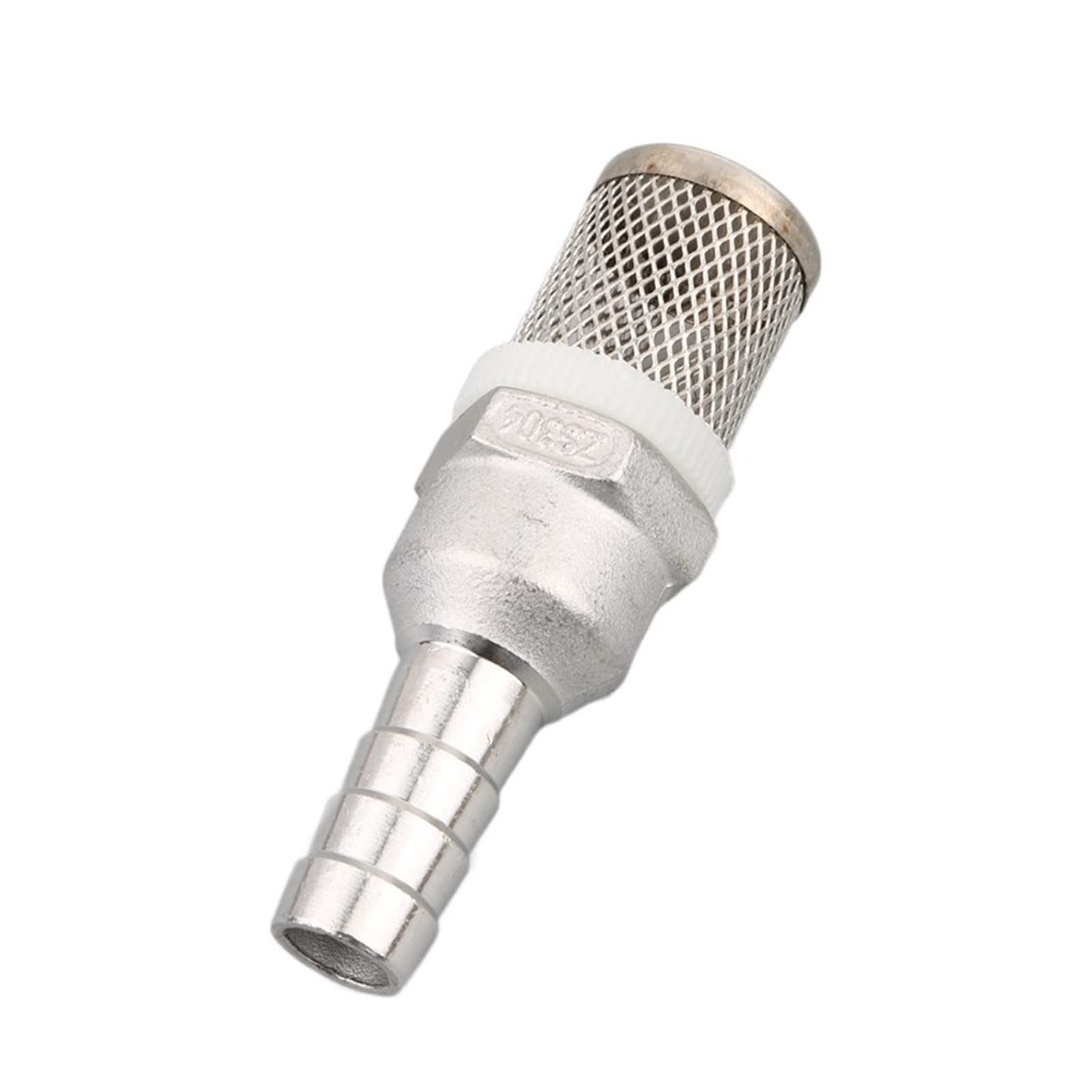 Filtro para Manguera de aspiración de jardín, 1 Pieza de Tubo de riego for jardín, Bomba de Lavado de Autos de Acero Inoxidable(14mm)