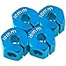 Vgoohobby Aluminum Alloy 12mm Wheel Hex Hub Drive Adapters with Pins Screws Compatible with Axial SCX10 HSP HPI Tamiya Redcat 1/10 RC Crawler Car (10mm, Blue)