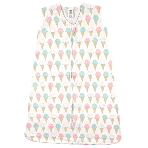 Image of Luvable Friends Unisex Baby Sleeveless Jersey Cotton Sleeping Bag, Sack, Blanket, Ice Cream Jersey, 18-24 Months