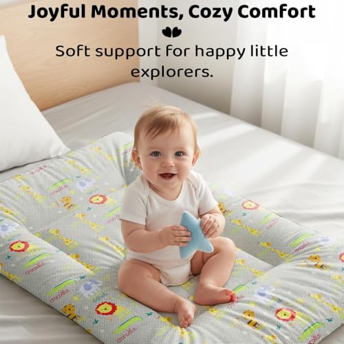 Image of StarAndDaisy Baby Mosquito Net with Mattress and Sleeping Bag, Foldable Mosquito Net Bed with Breathable Mesh, Portable Baby Bedding Set for Newborn