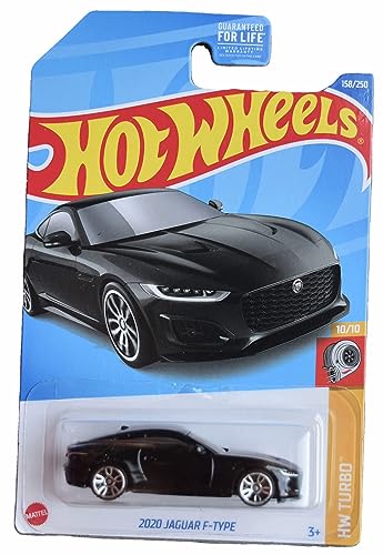 Hot Wheels 2020 Jaguar F Type HW Turbo 10/10 Black miniatura 1