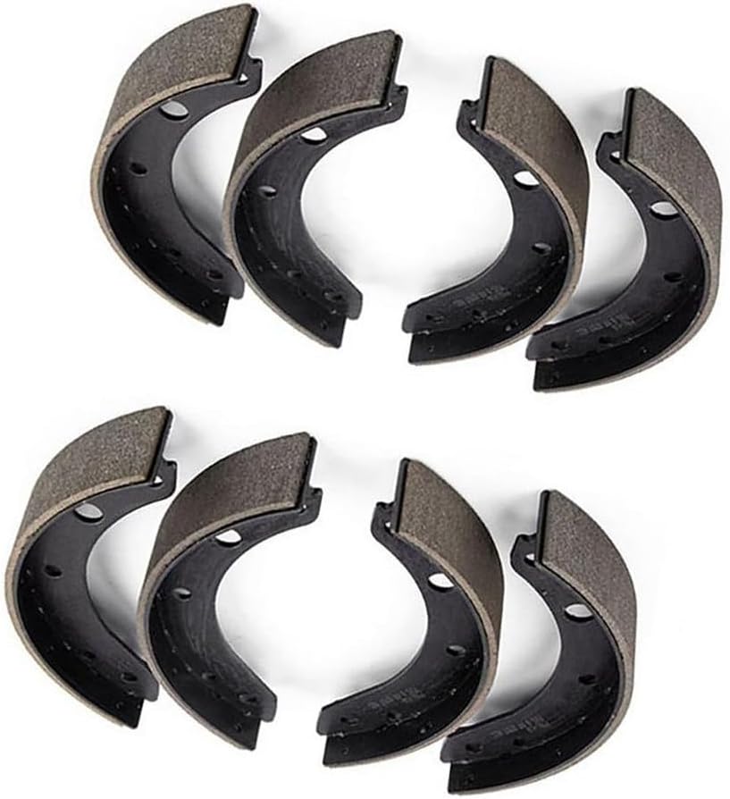Drum Brake Shoes Front Rear Set fits Chevrolet Bel Air, Fleetline, Styleline Deluxe, Styleline Special 1950 3.8L l6, Automotive Replacement Brake Shoe