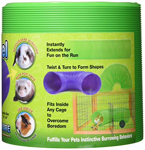 Tube de jeu extensible Fun Tunnels pour stimuler l'exercice du lapin