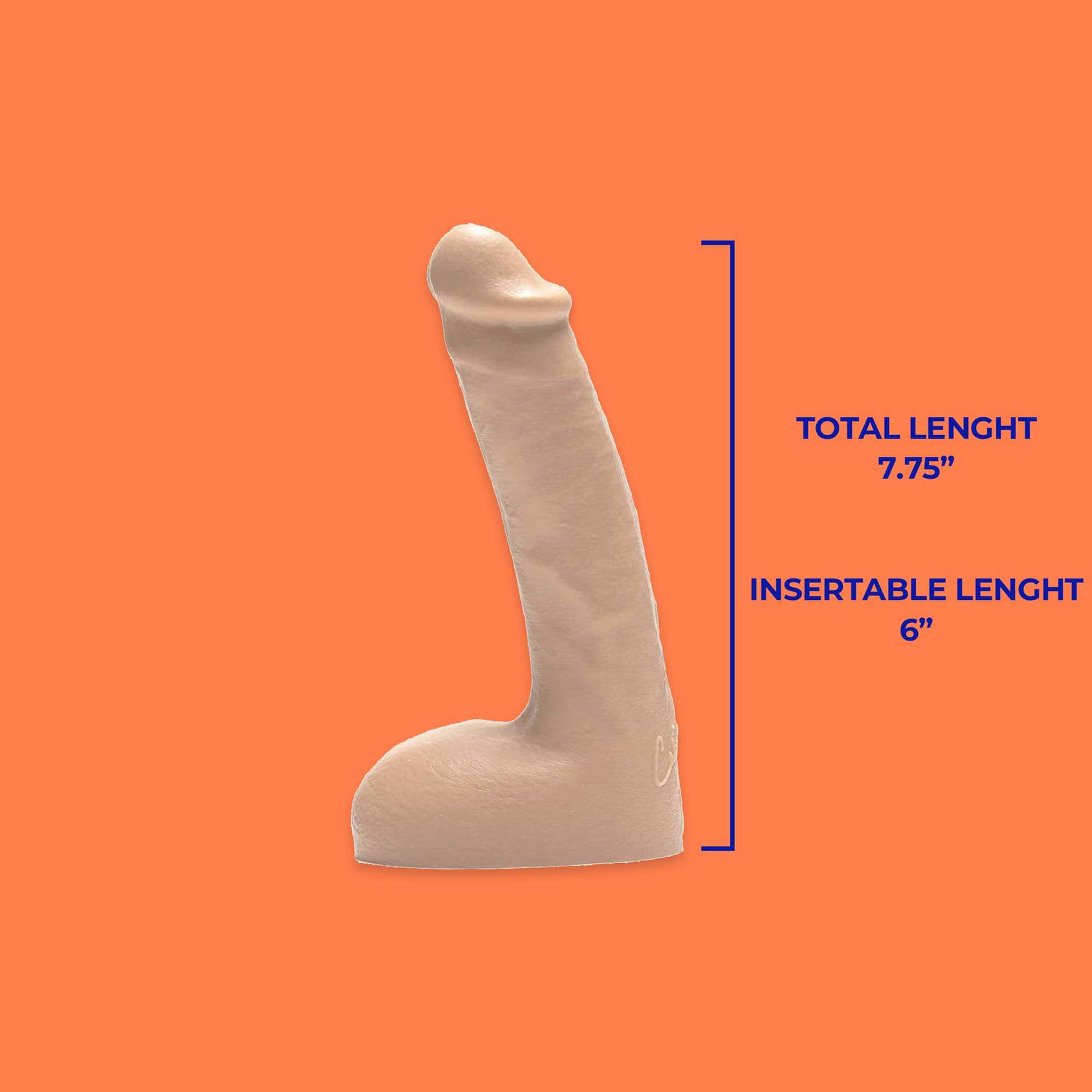 Fleshjack Calvin Banks Dildo Realista Silicona Curada con Platino 8,50" Longitud Total 7" Insertable Tacto Suave