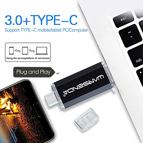 Wansenda TC100 tipo C USB Flash Drive 16 GB 32 GB